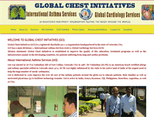 Tablet Screenshot of globalchestinitiatives.org